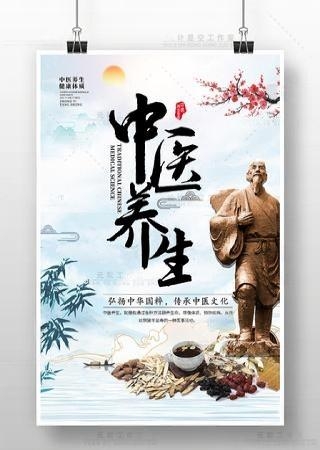 中医养生挂画海报