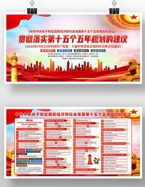 中共中央十五五规划展板宣传栏22