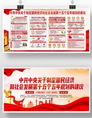 中共中央十五五规划展板宣传栏21