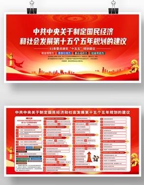 中共中央十五五规划展板宣传栏25