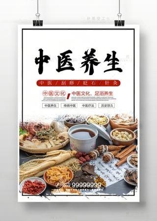 中医药养生文化海报