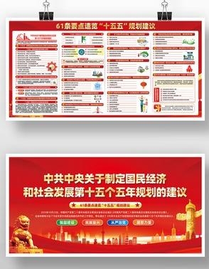 中共中央十五五规划展板宣传栏18
