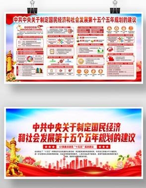中共中央十五五规划展板宣传栏33