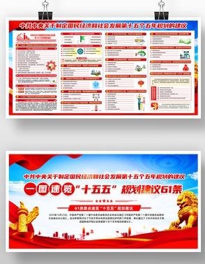 中共中央十五五规划展板宣传栏17