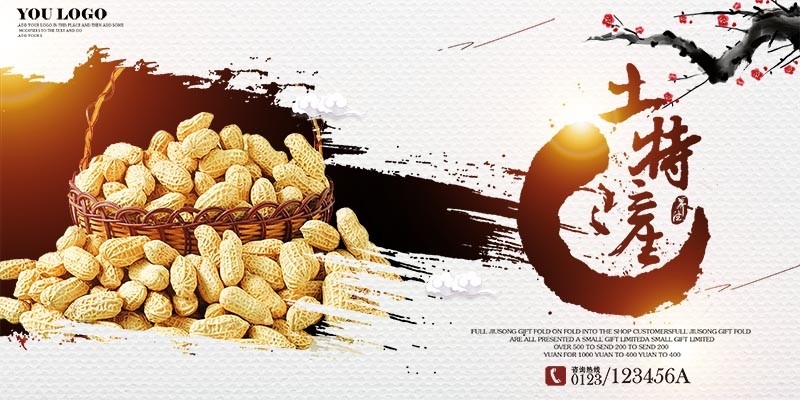 农家土特产展板灯箱海报 (6)