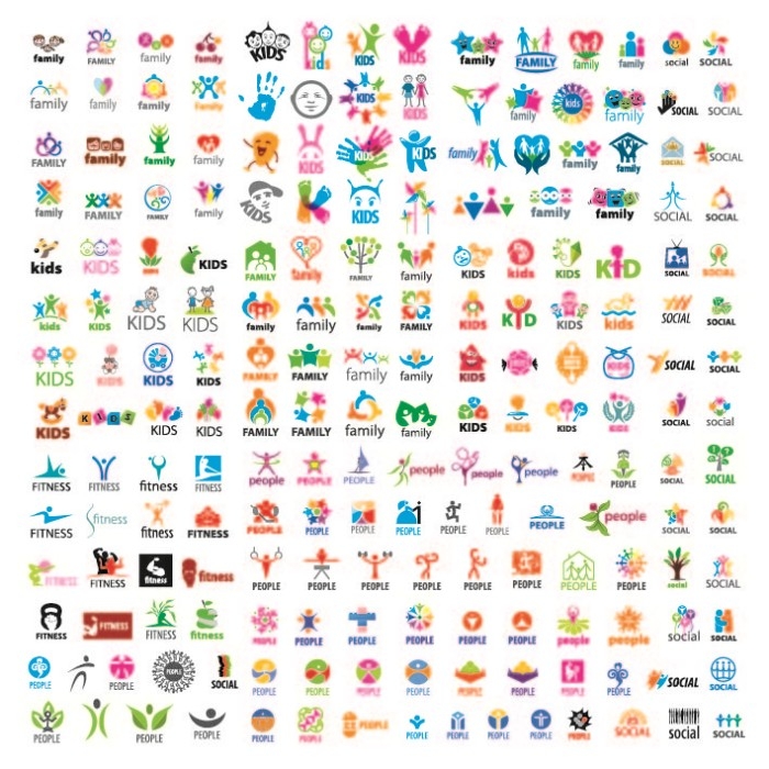 文化建筑工业企业公司品牌LOGO设计标志图案平面设计矢量素材