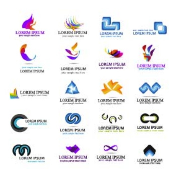 文化建筑工业企业公司品牌LOGO设计标志图案平面设计矢量素材