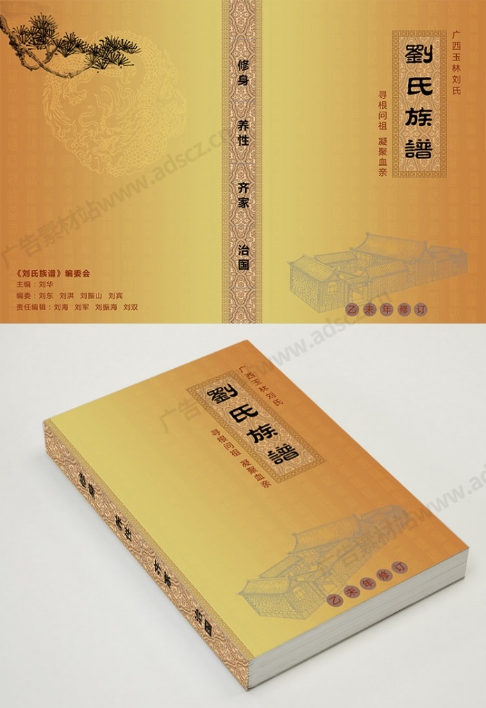 家谱族谱画册封面 (11)