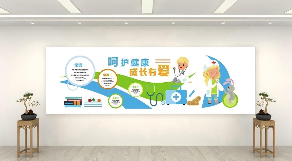 精品儿童医院文化墙