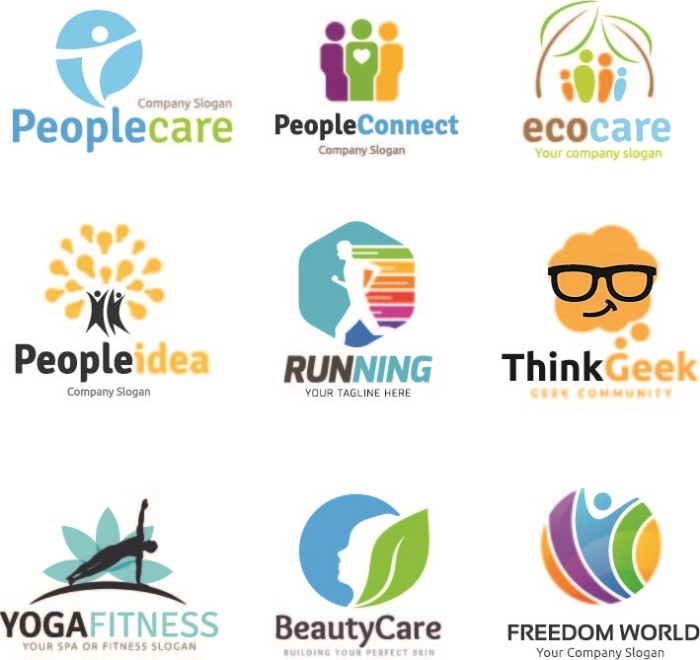 文化建筑工业企业公司品牌LOGO设计标志图案平面设计矢量素材