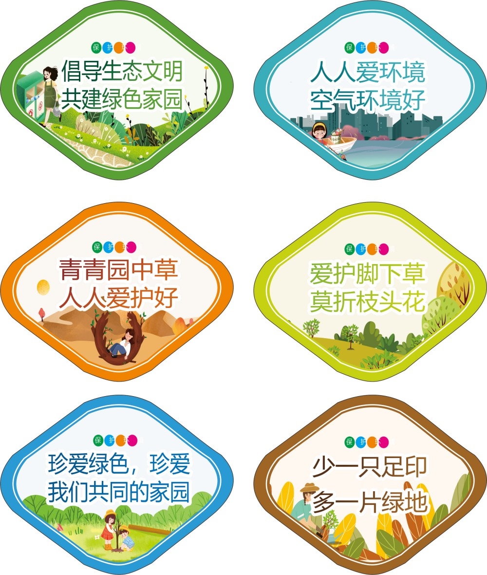 保护环境爱护环境标牌
