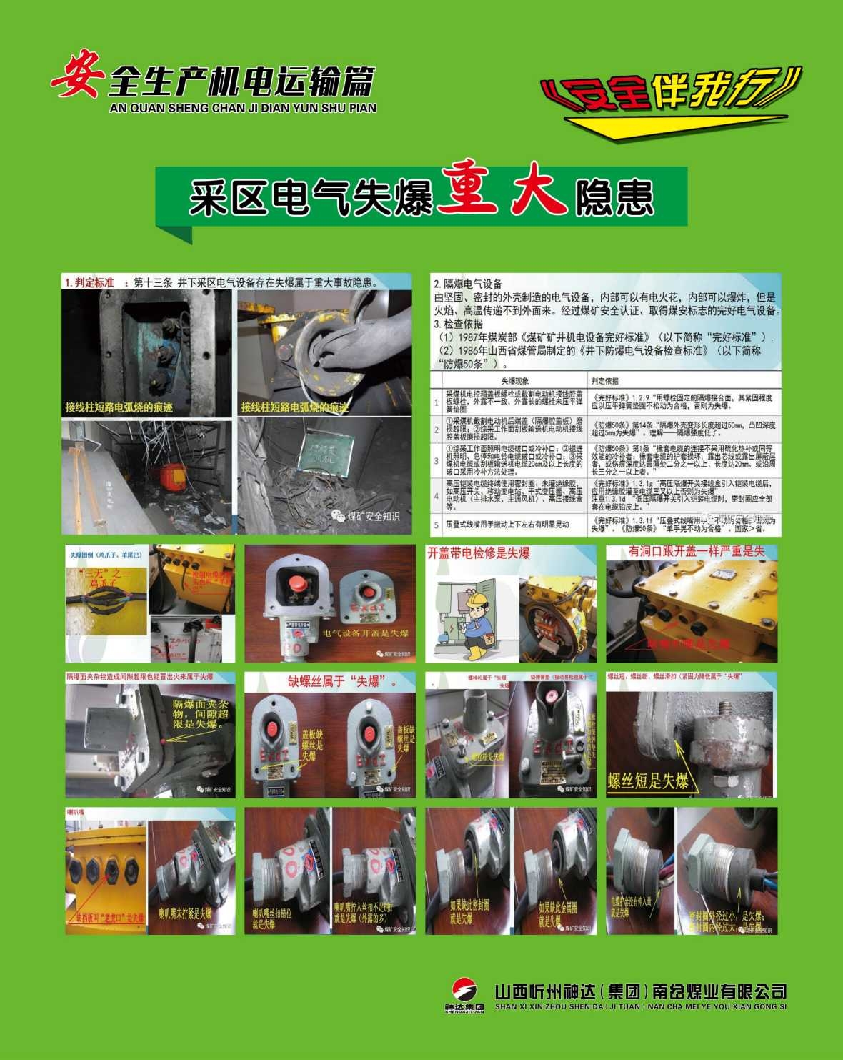 煤矿安全生产机电运输海报制度