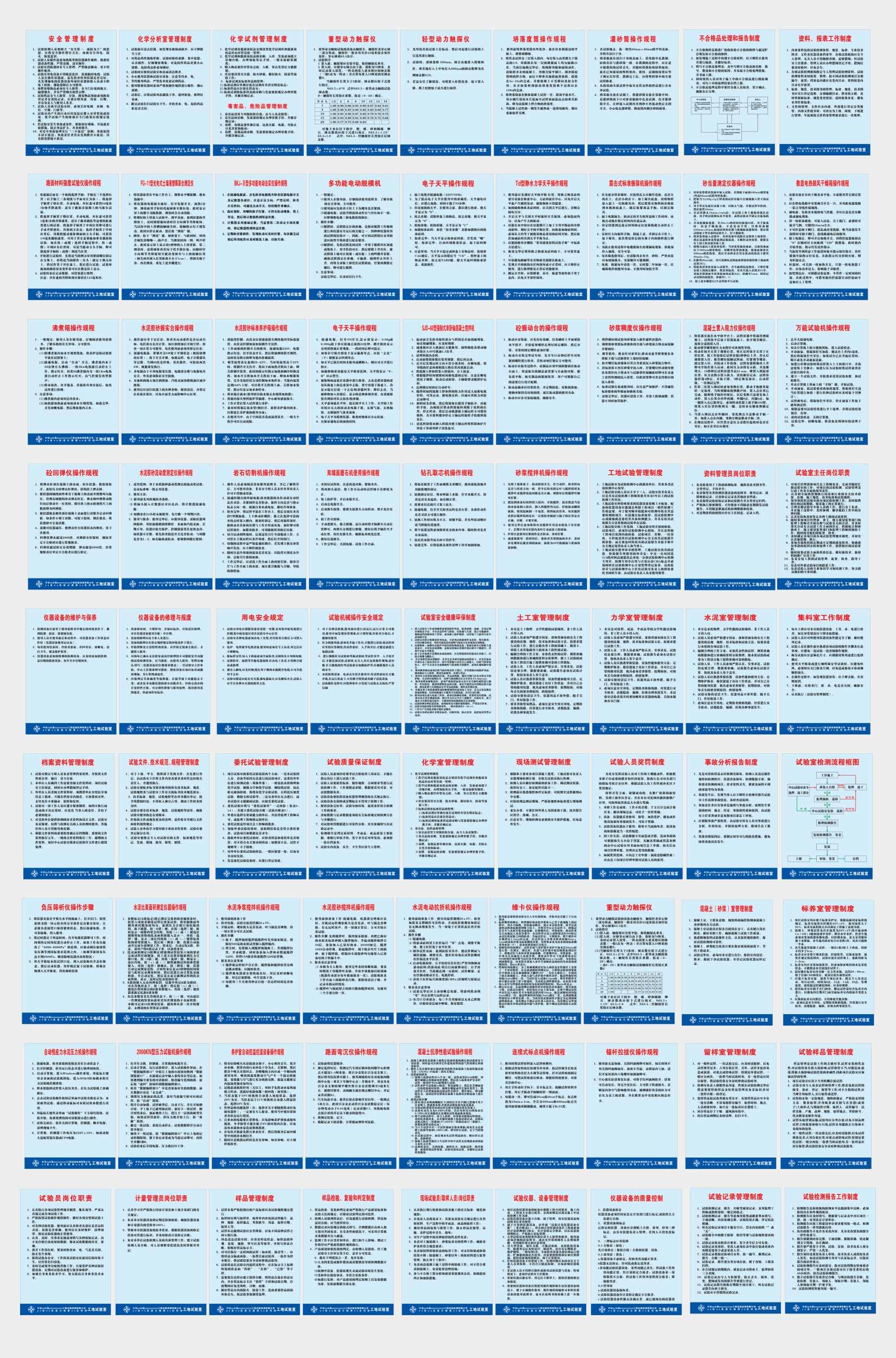 建筑工地中铁岗位职责制度牌