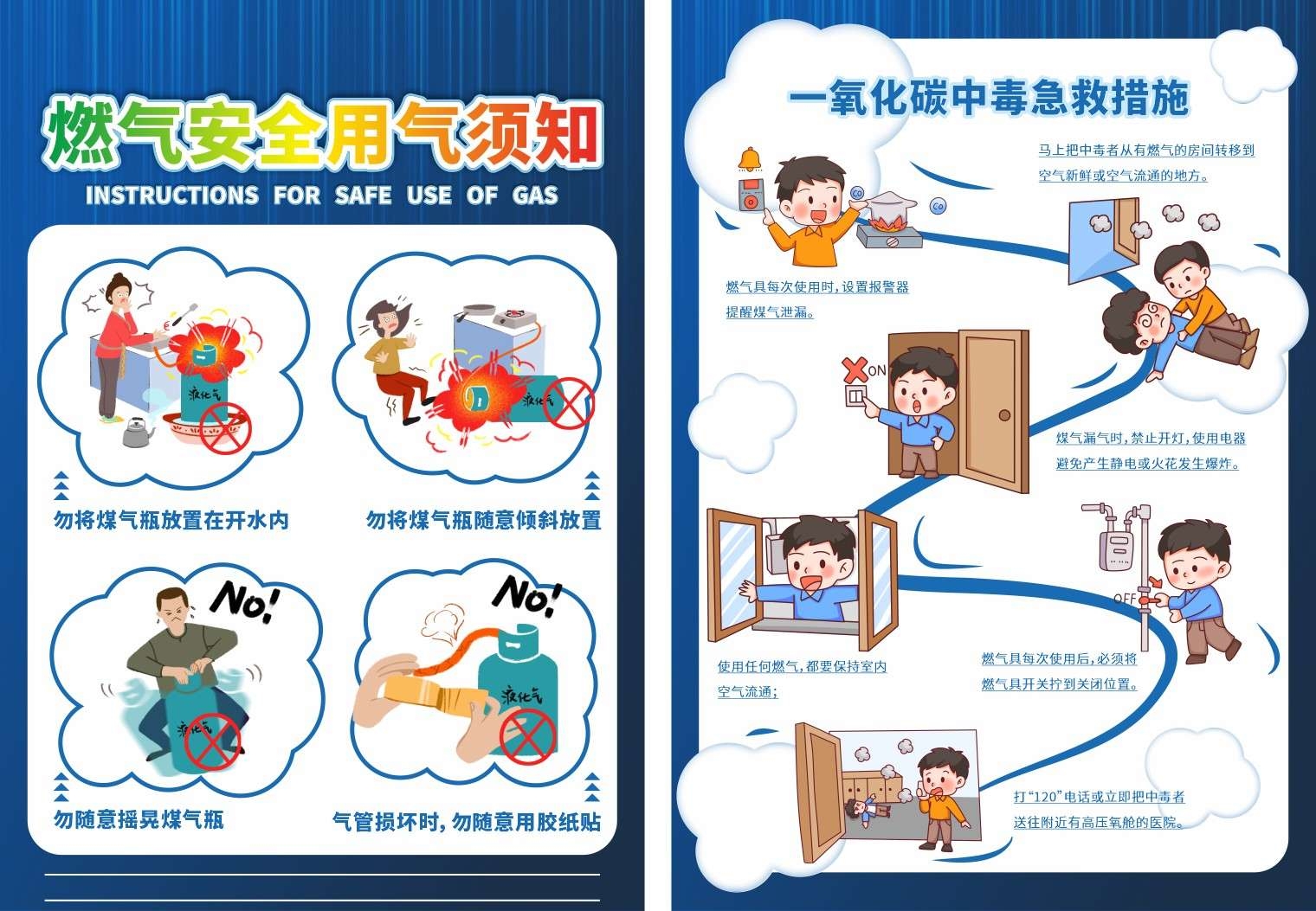 燃气使用安全知识宣传单页DM单页 (8)