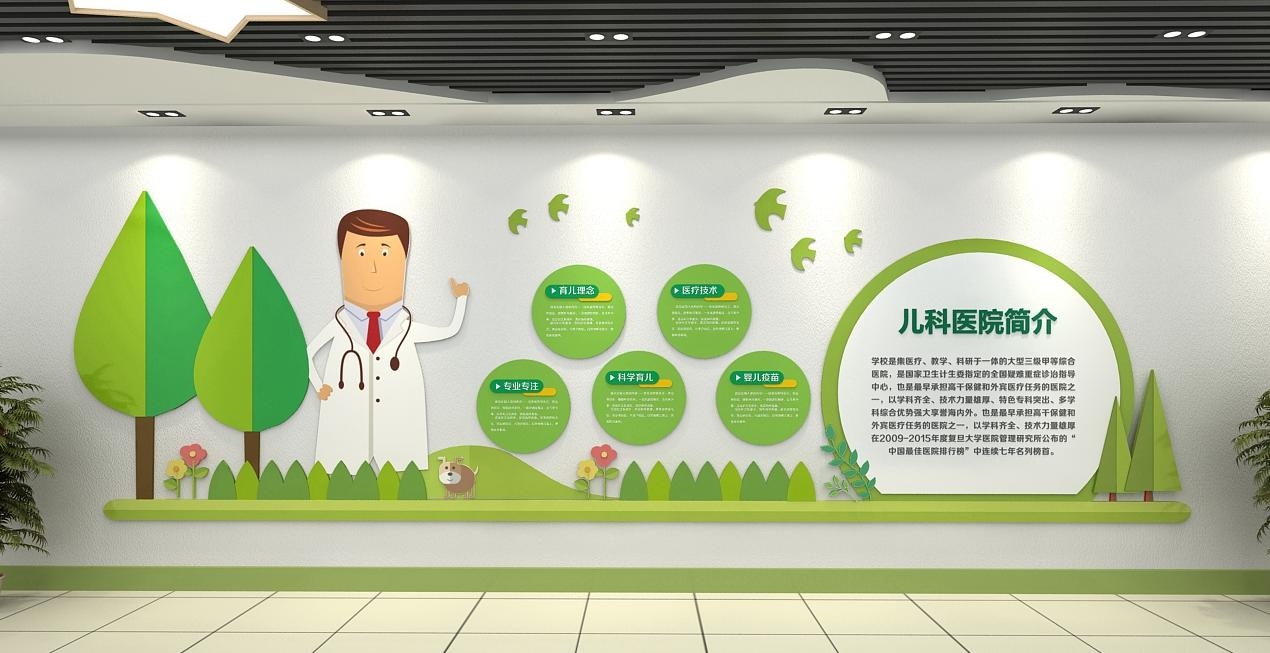 儿童医院简介文化墙