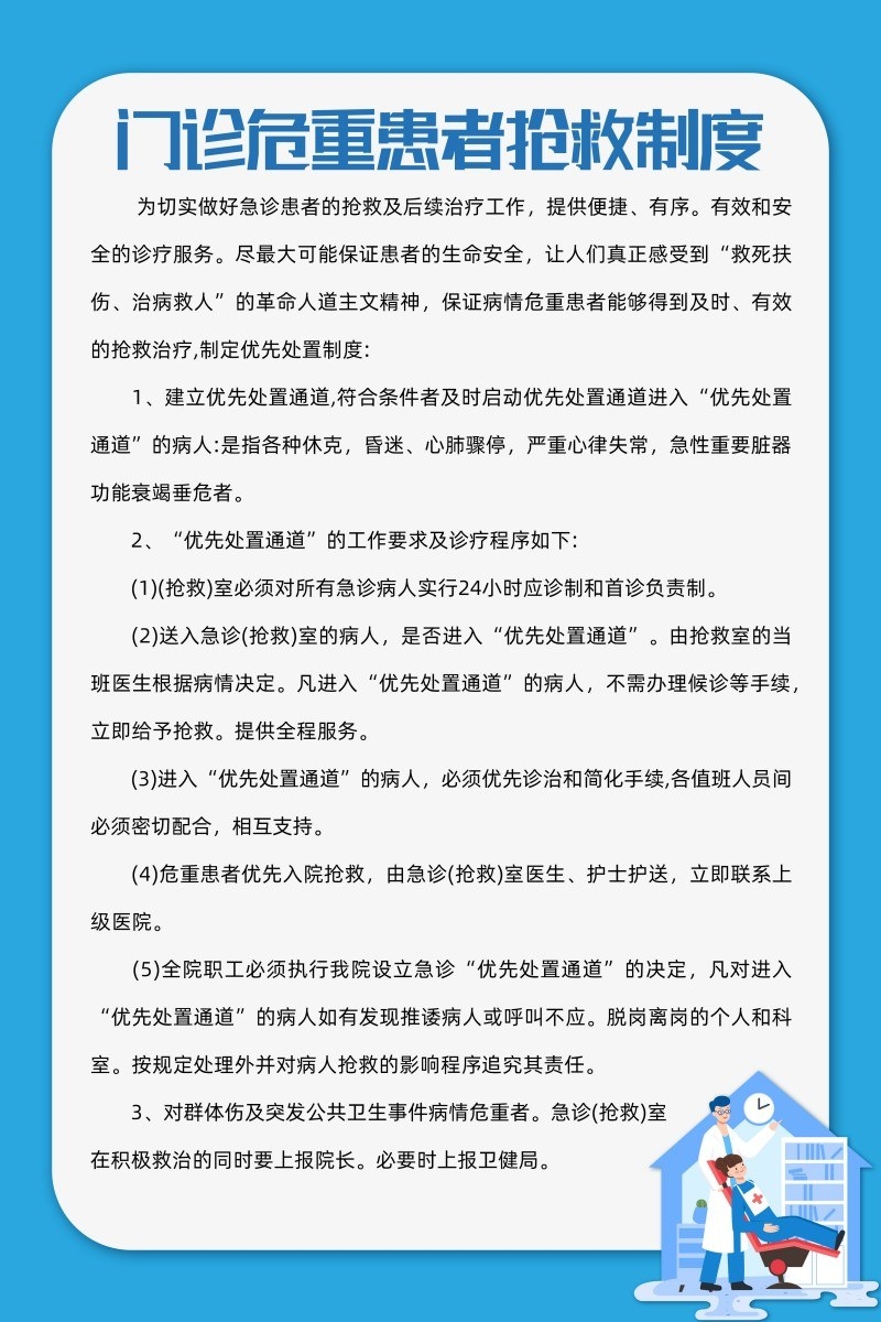 医院工作规章制度