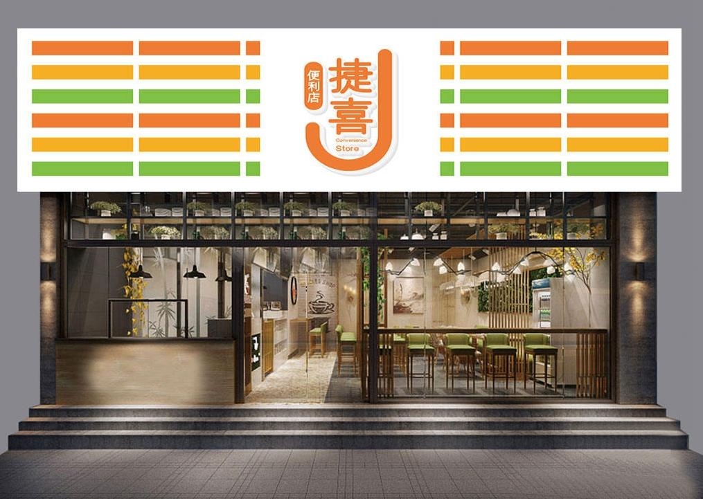 超市便利店门头店招牌