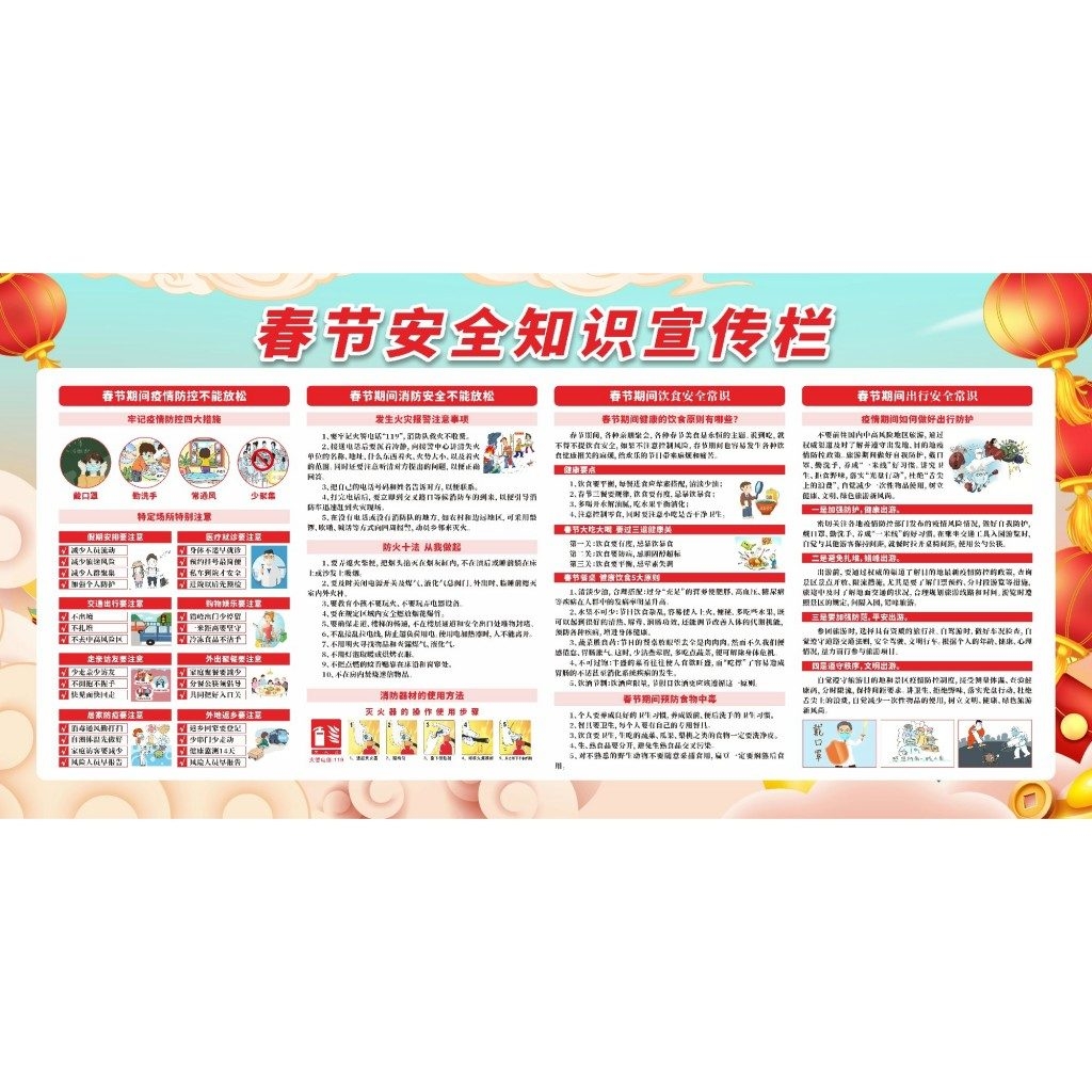 2026年春运交通安全知识宣传栏展板CDR (4)