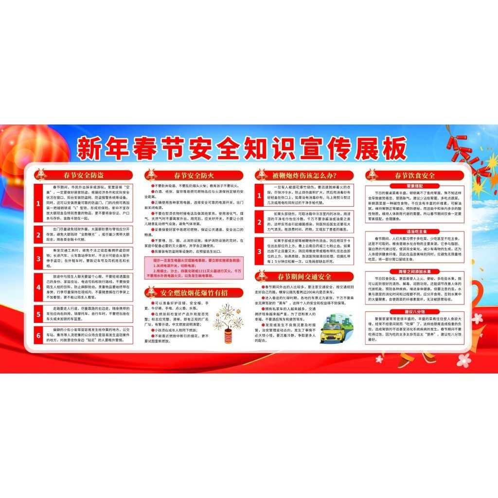 2026年春运交通安全知识宣传栏展板CDR (5)