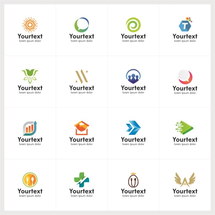 文化建筑工业企业公司品牌LOGO设计标志图案平面设计矢量素材 (8)