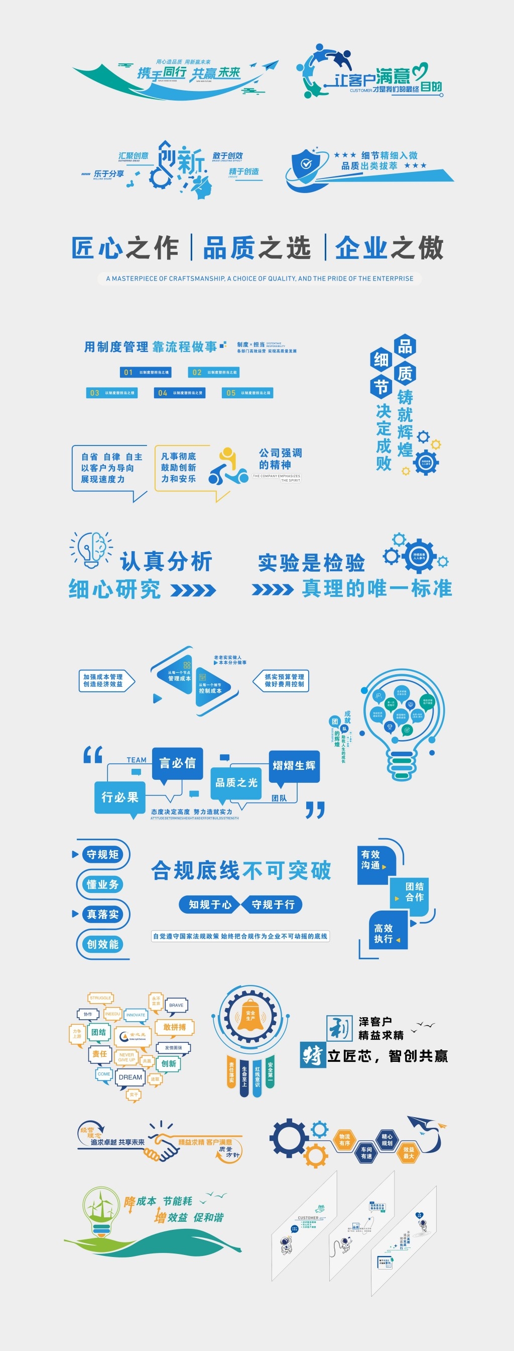 公司企业标语文化墙
