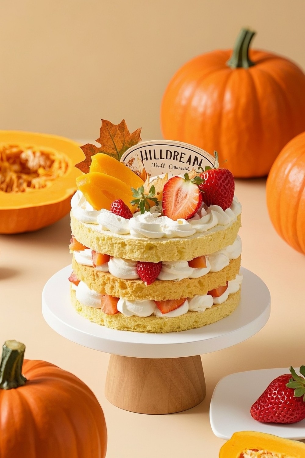 奶油蛋糕甜品摄影图