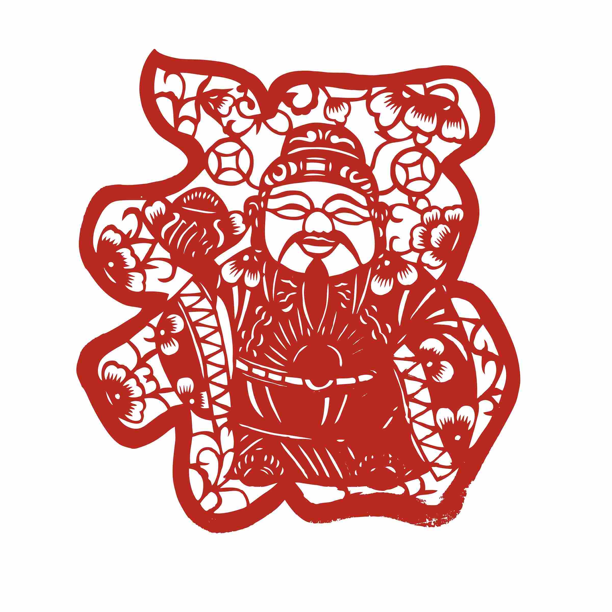 福字剪纸窗花矢量素材 (8)