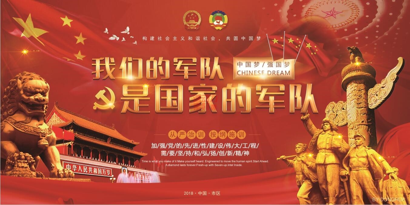 部队军队训令展板宣传栏22