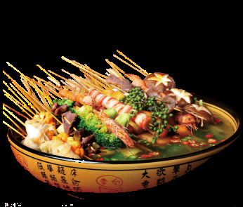 餐饮美食烧烤串串宣传海报灯箱