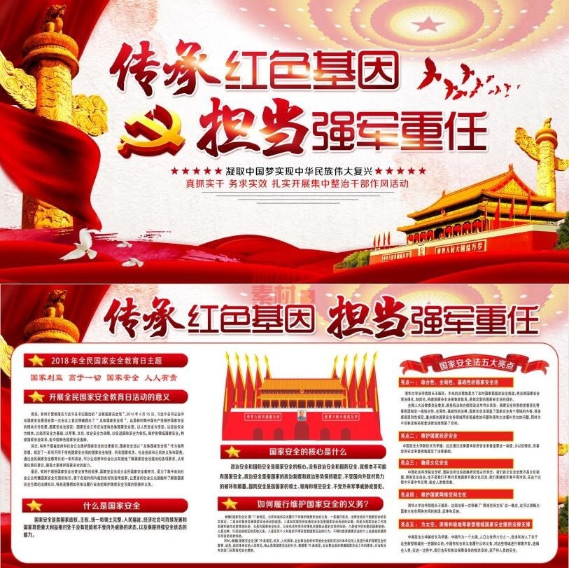 部队军队训令展板宣传栏