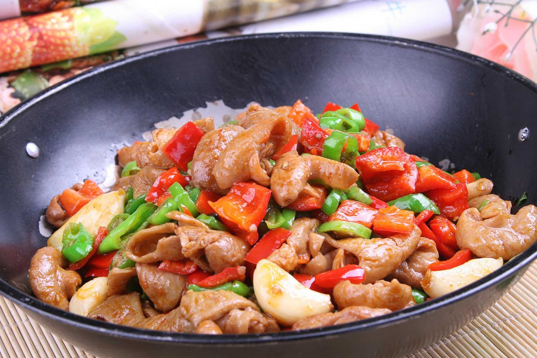 餐饮特色美味干锅肥肠餐饮食品灯箱海报