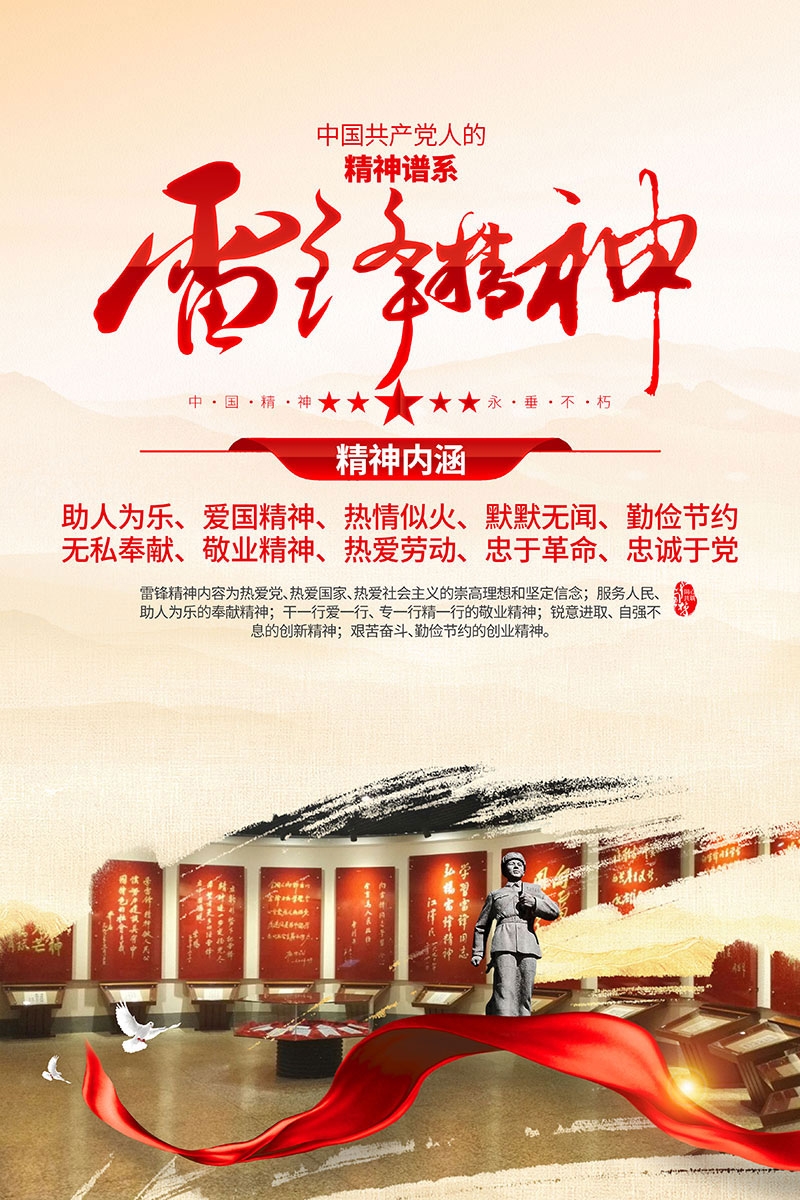 3月5日学习雷锋纪念日海报