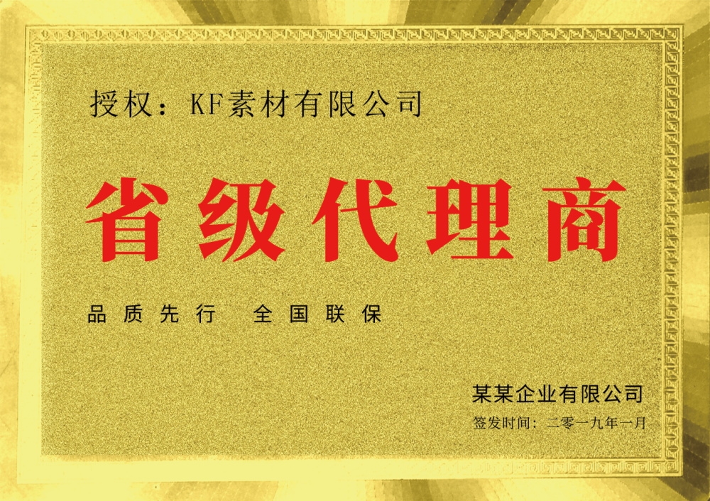 铜牌奖牌企业授信牌钛金牌排版设计素材