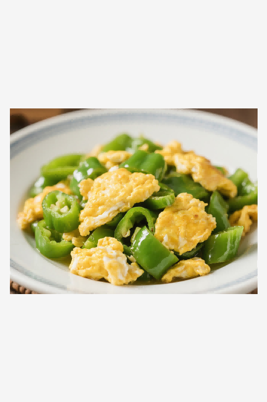 餐饮家常菜青椒炒蛋摄影图片海报灯箱