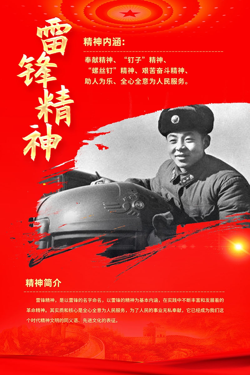 3月5日学习雷锋纪念日海报