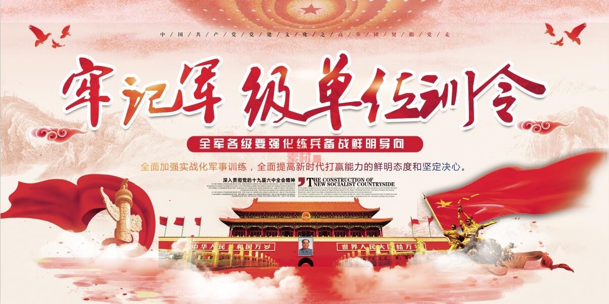 部队军队训令展板宣传栏28
