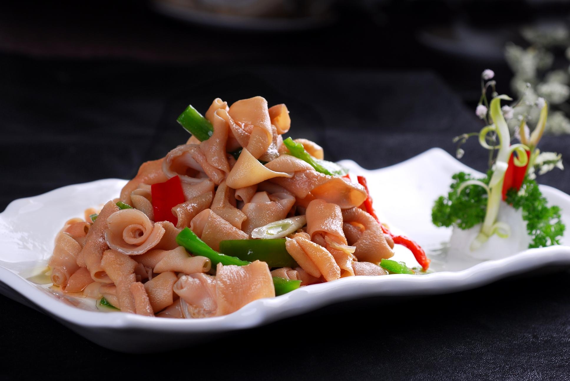 山椒鹅肠高清图片