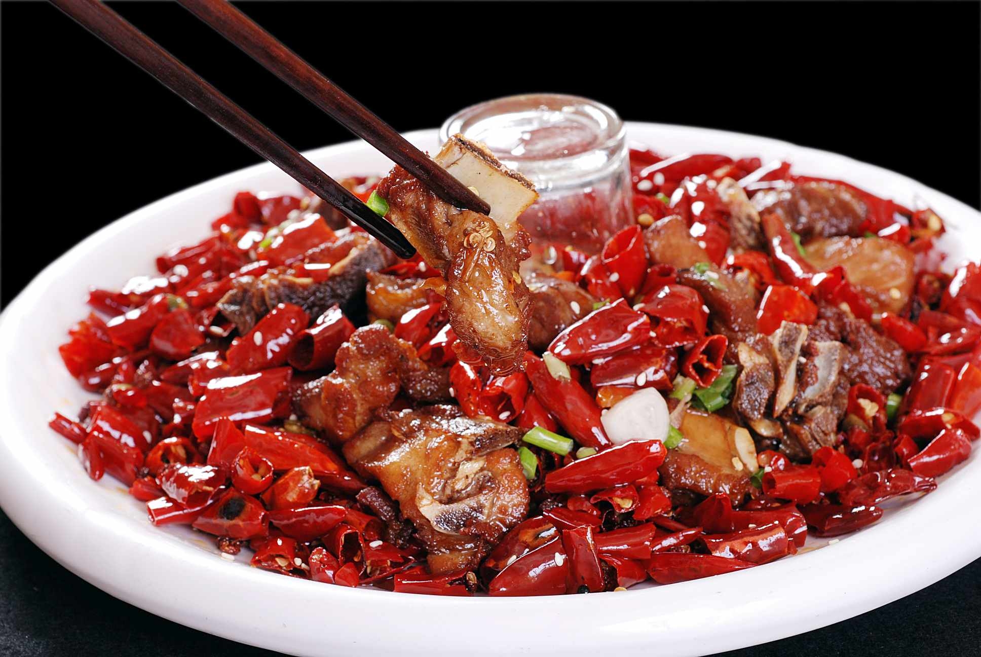 餐饮美食私家小排高清图片