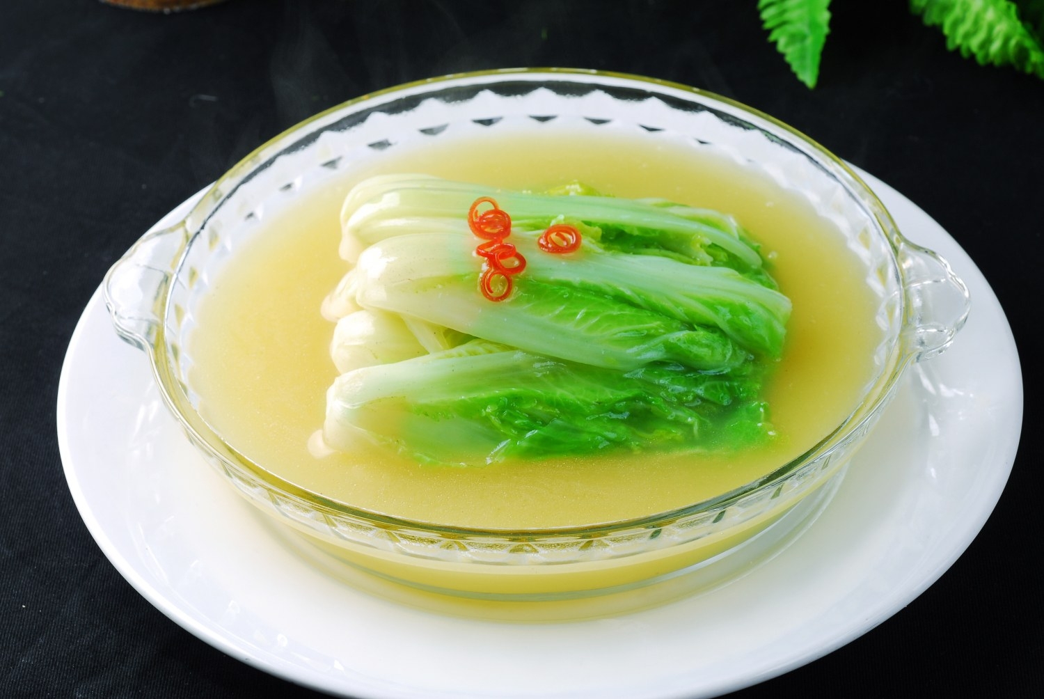 餐饮美食鸡汁娃娃菜(1)宣传图片灯箱