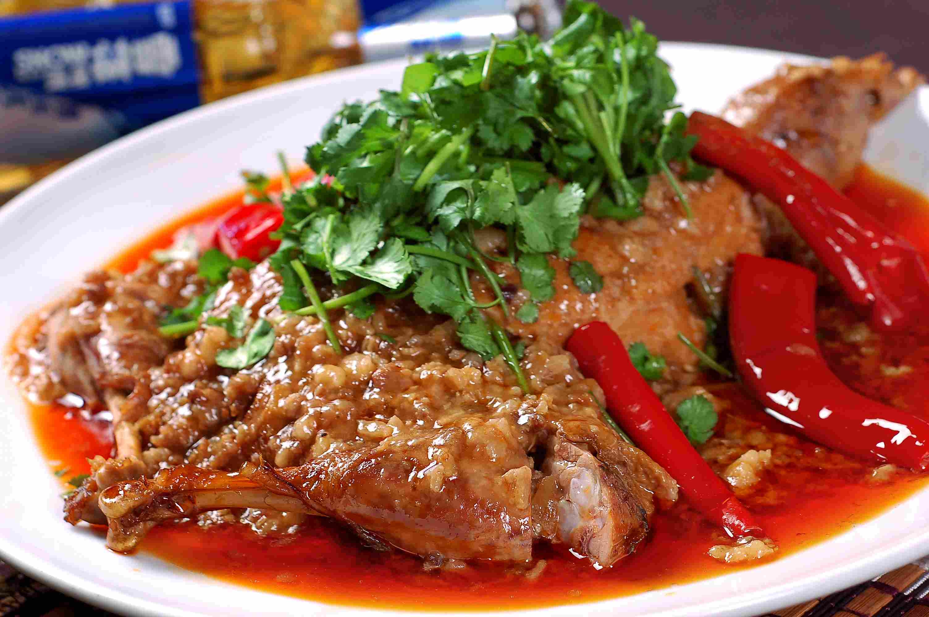 餐饮美食皇桥飘香鸭宣传图片灯箱