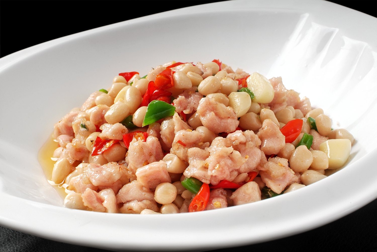 餐饮美食花红兔丁高清图片