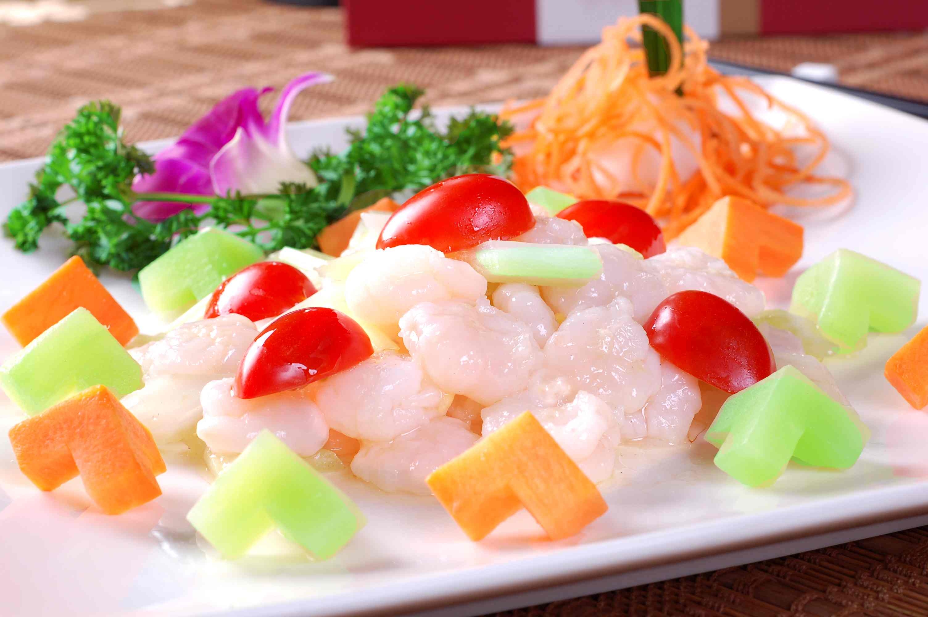 水晶虾仁高清图片