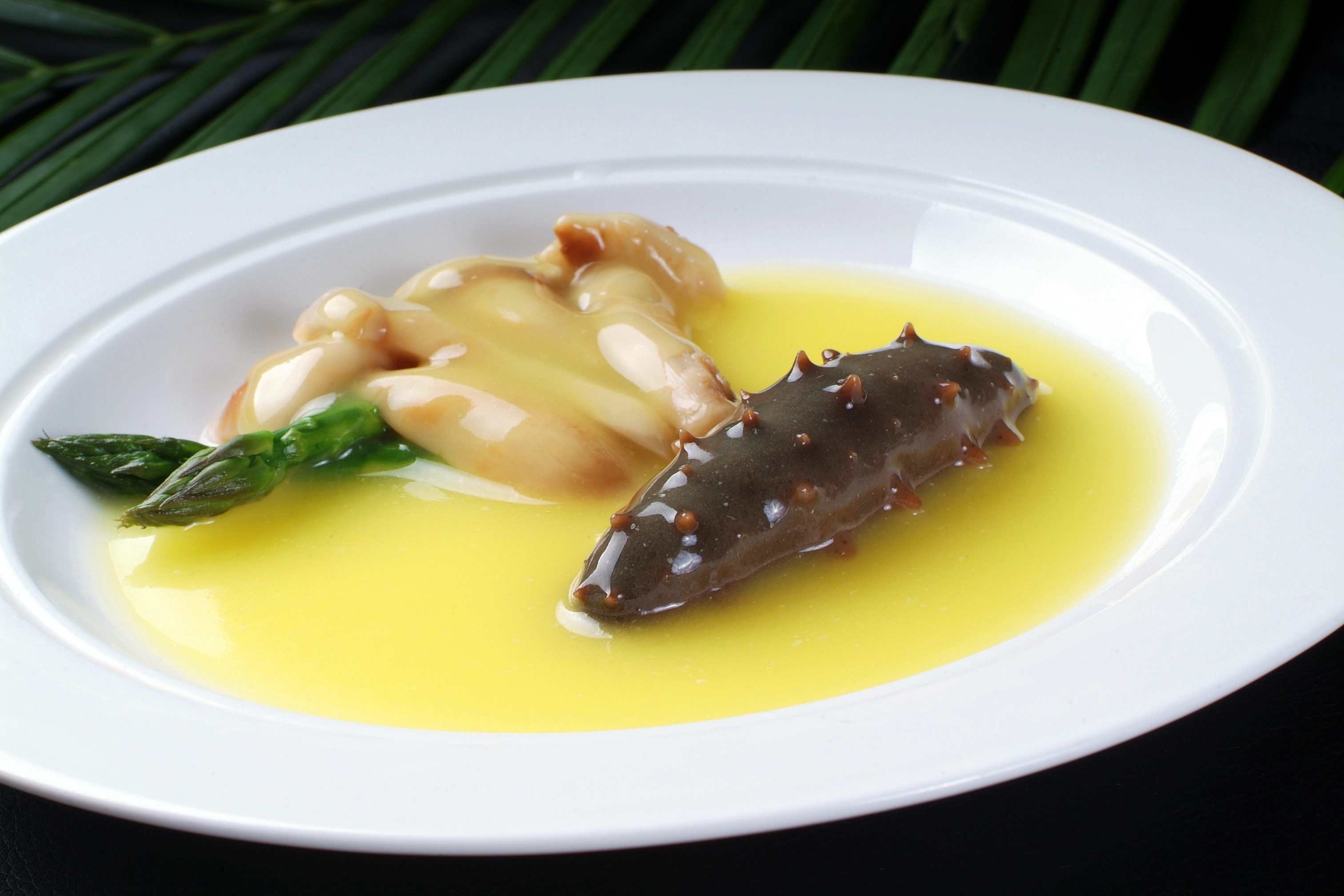 餐饮美食川菜宫廷松茸烩辽参高清图片183