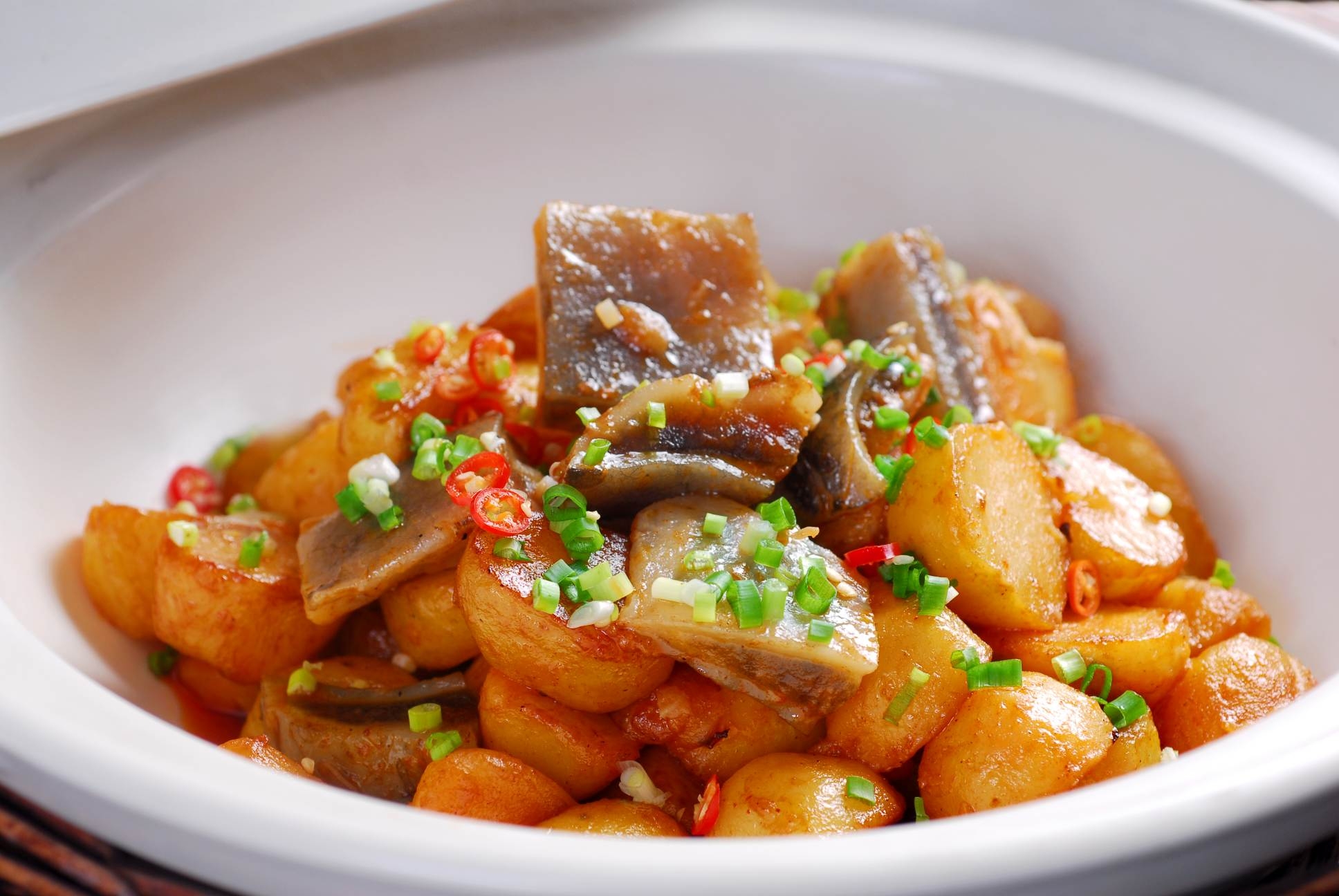 高清图片餐饮美食川菜土豆烧裙边高清图片836