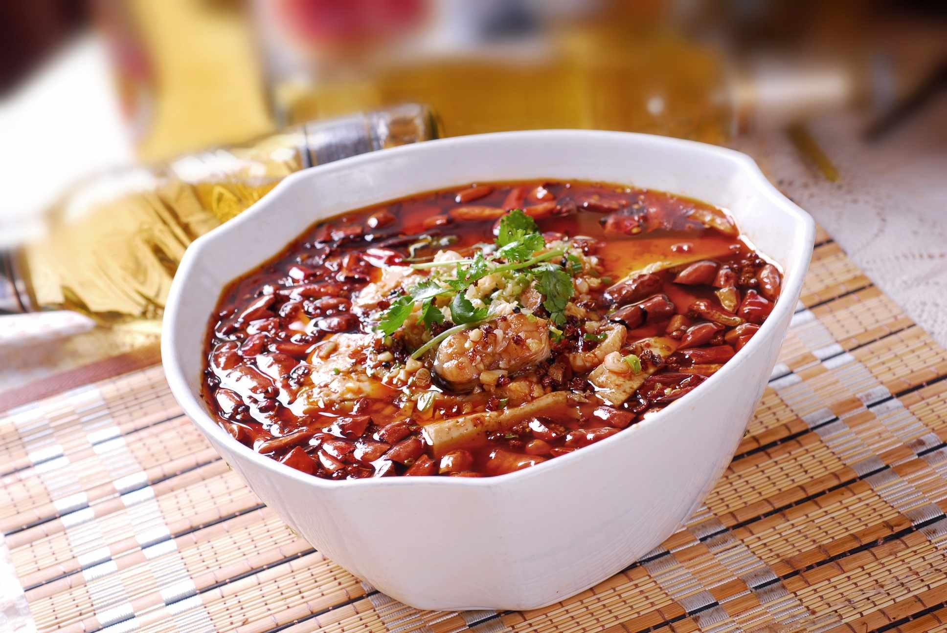 餐饮美食热豆腐剑门豆腐宣传图片灯箱