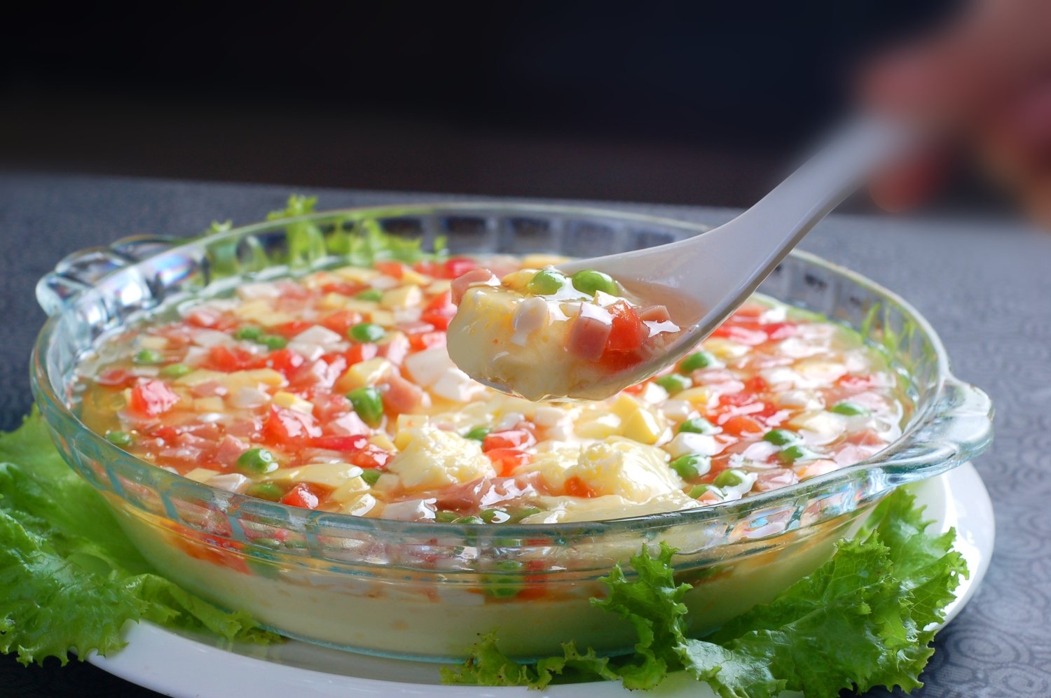 餐饮美食溜蛋五绣宣传图片灯箱