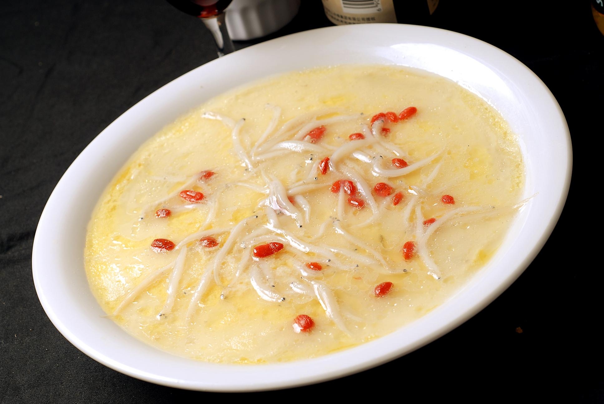 高清图片餐饮美食川菜银鱼嫩蛋高清图片