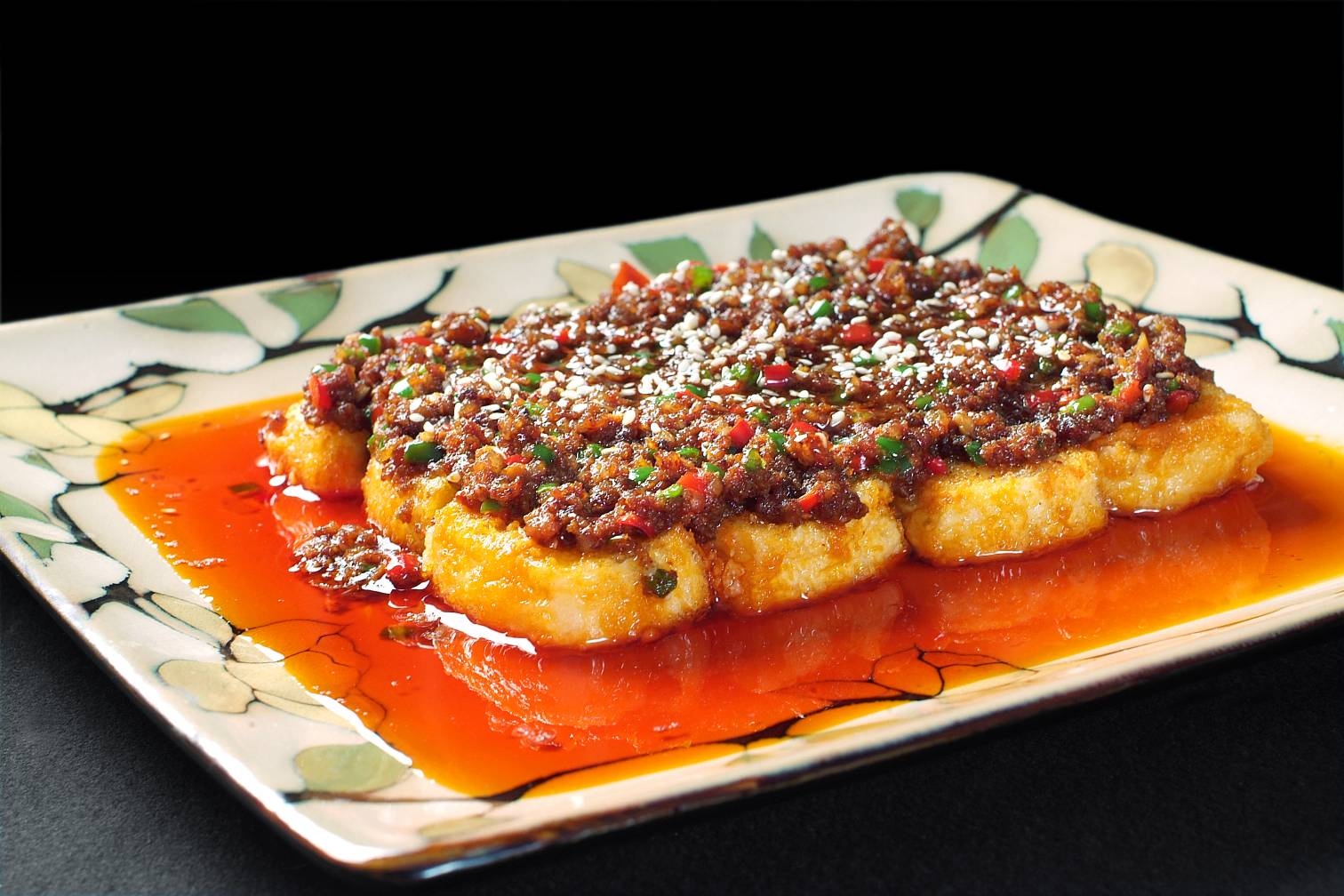 餐饮美食农家脆皮豆腐高清图片