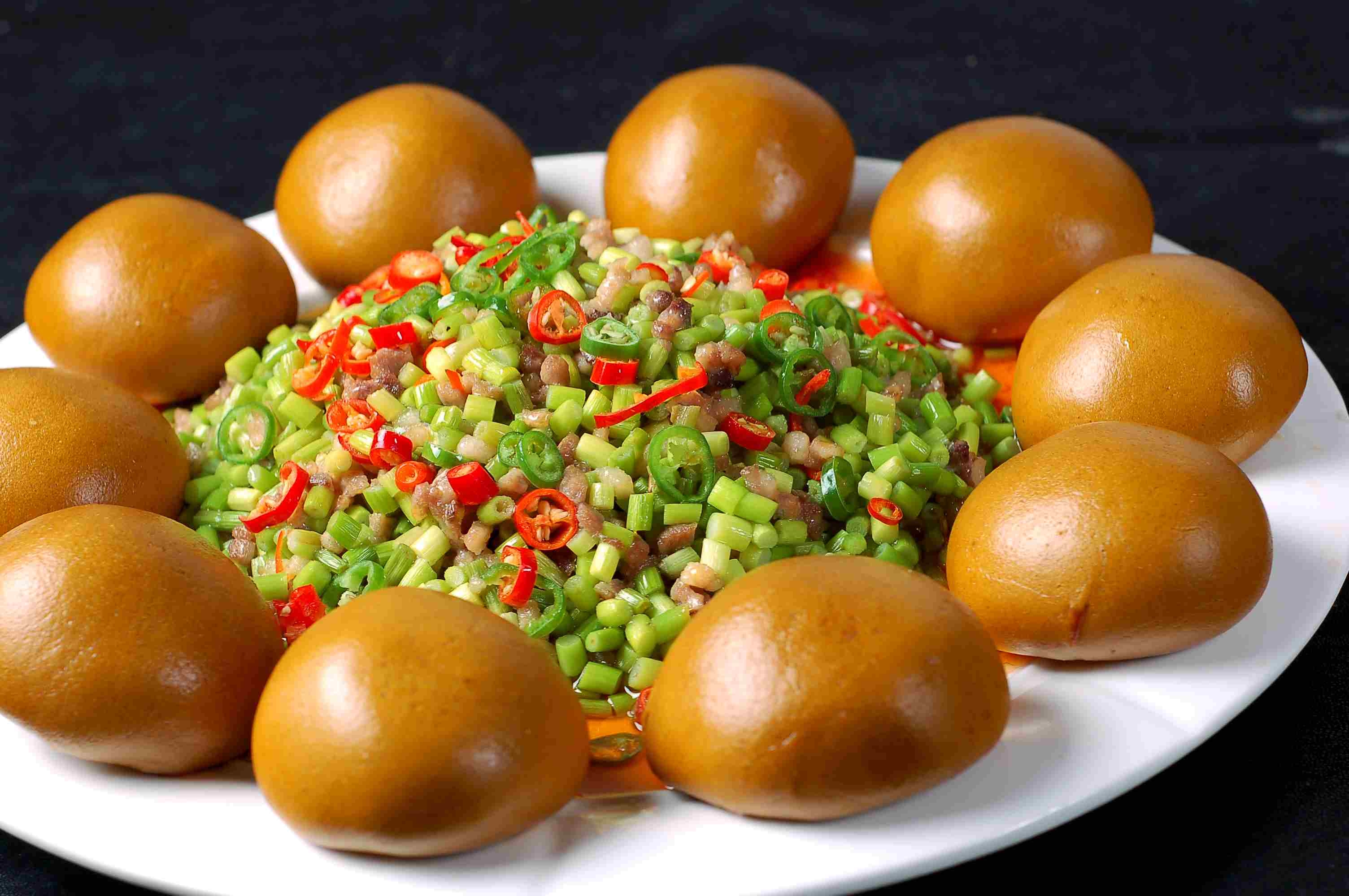 餐饮美食热菜杂粮碎米鸭宣传图片灯箱