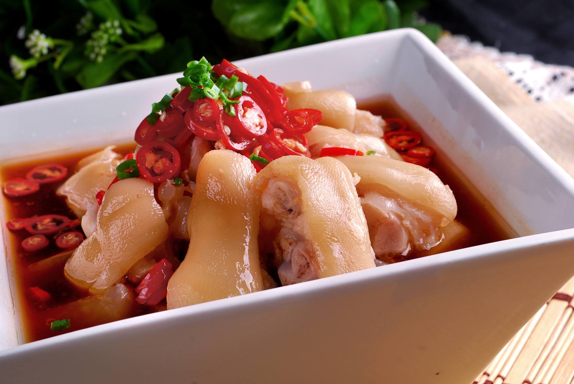 餐饮美食川菜口福美蹄高清图片